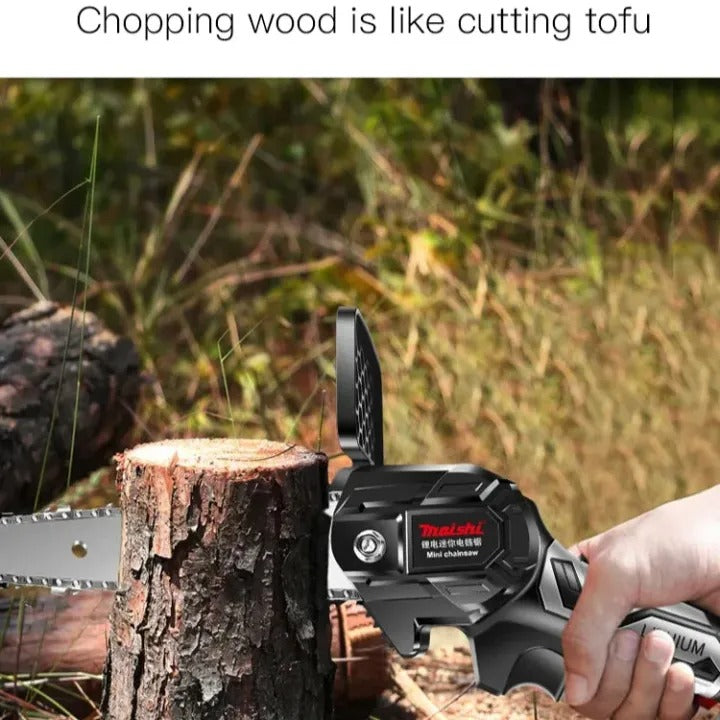 Rechargeable Cordless Mini Chainsaw!